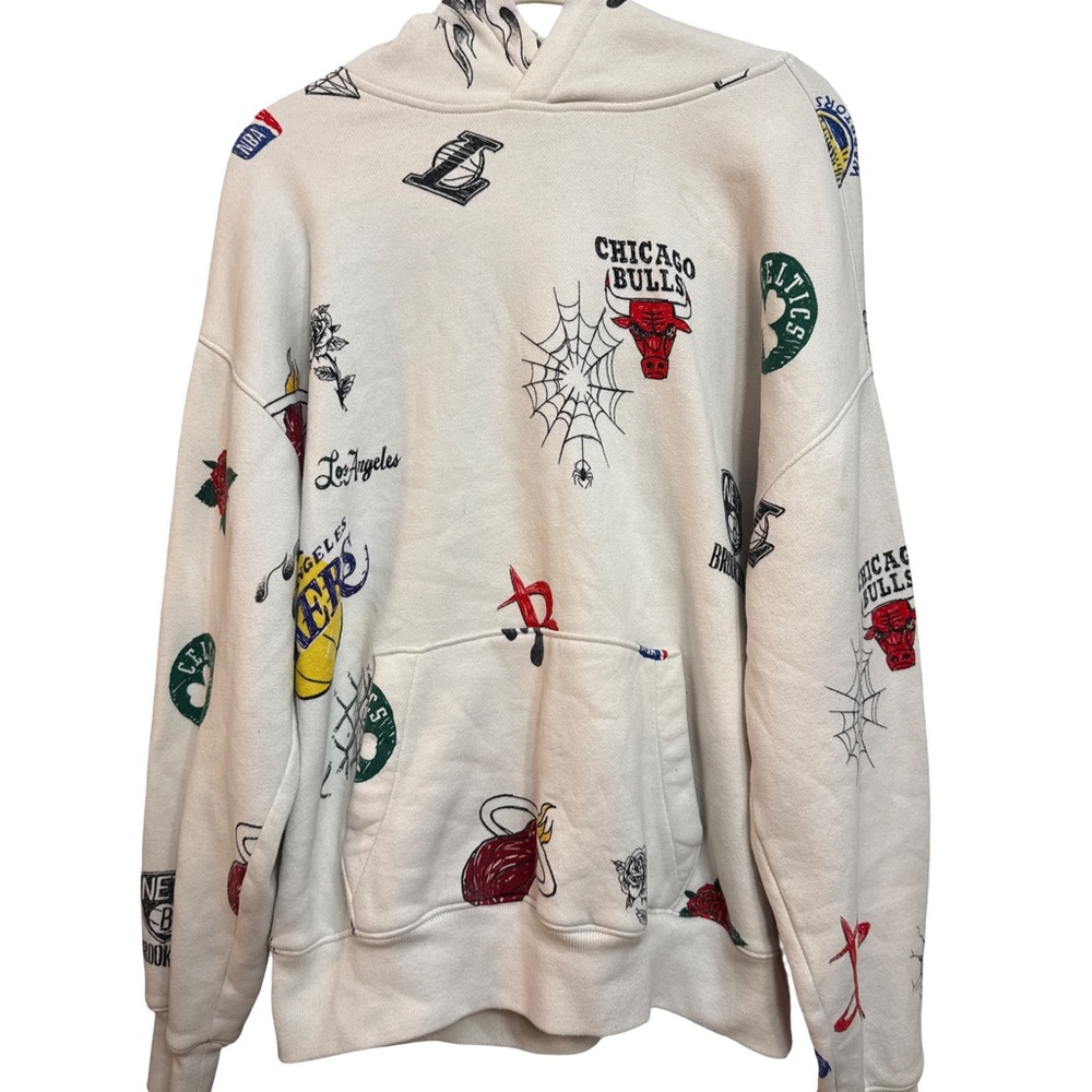 Hollister NBA Hoodie Pullover Mens Medium
